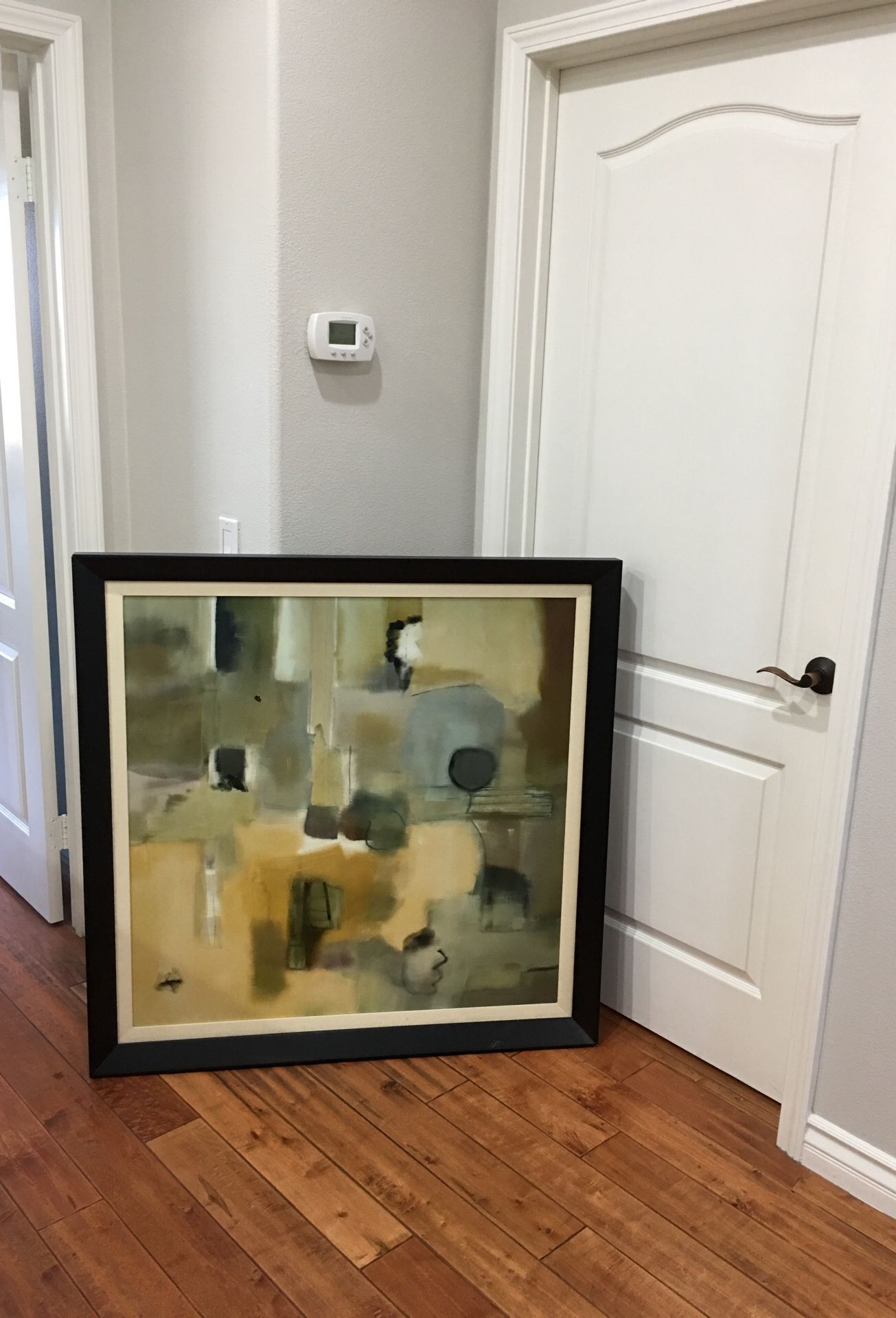 The Bombay Company wall art by Nancy Ortenstone measures 42”x42” for