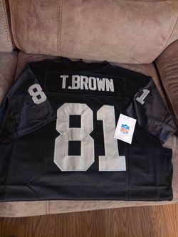 Raiders tim Brown throwback jersey