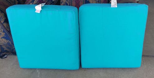 2 Patio Cushions