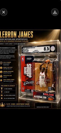 🏀LEBRON JAMES ROOKIE 2003 • AFA 8.5 Graded🦜