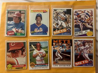 Vintage Baseball Card Lot of 8