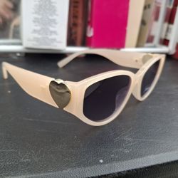 Small Cream Sunglasses 
