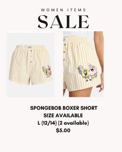 Spongebob boxer short