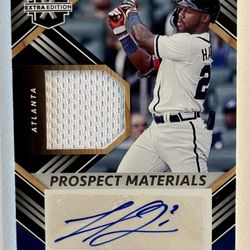 Michael Harris II 2022 Rookie Patch Autographed Card