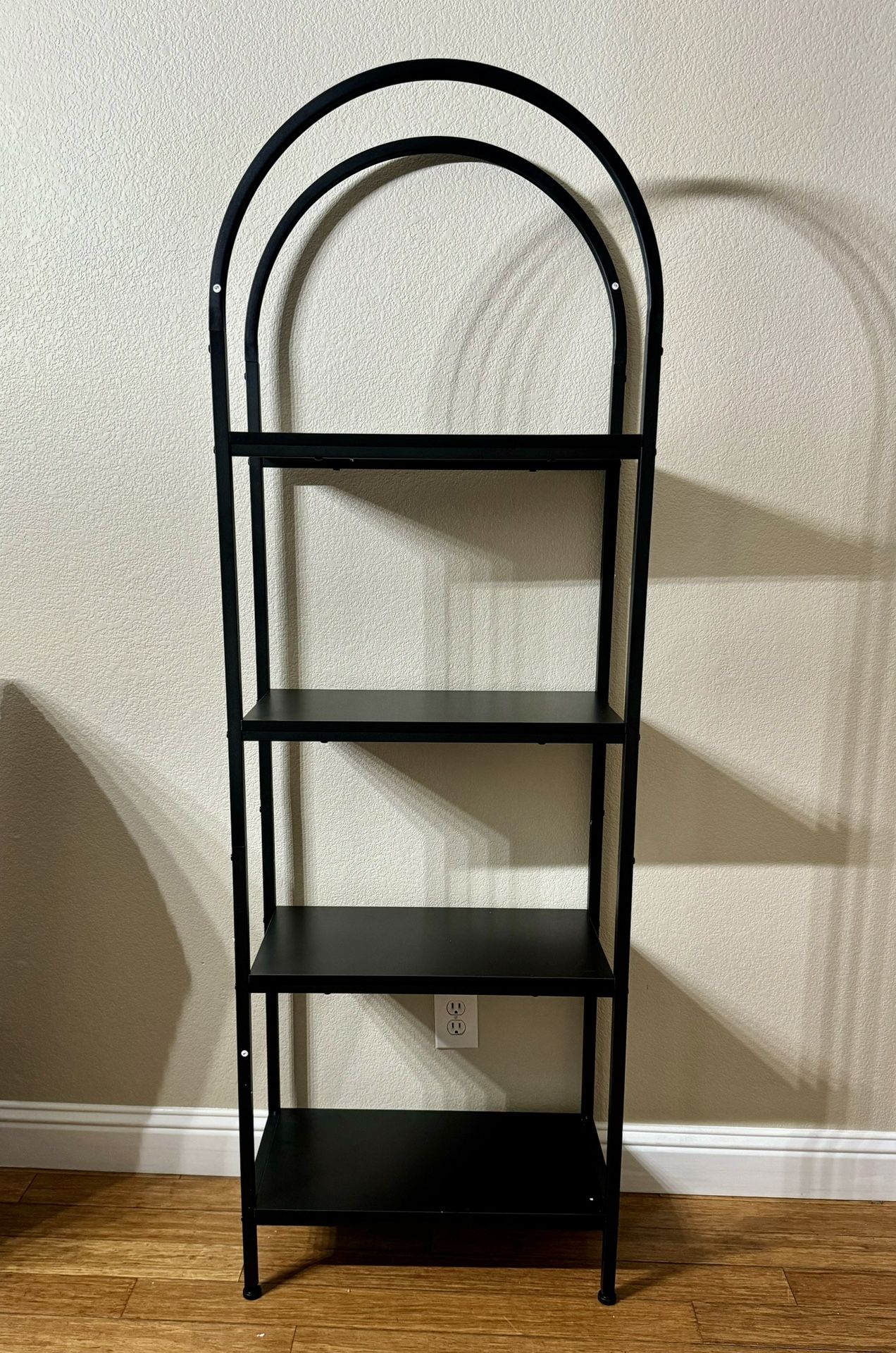 4-Tier Open Bookshelf 70.8" Industrial Wood Bookcase Storage Shelves with Metal Frame Freestanding Display New!