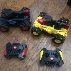 Laser Battle Hunters Twin-Pack Remote Control Laser Tag Assault Vehicles 2.4GHz 4WD Toy RC Kids