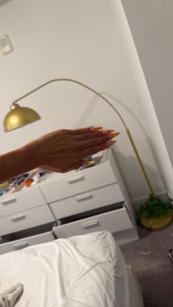 Free - gold light stand - colorful light ball