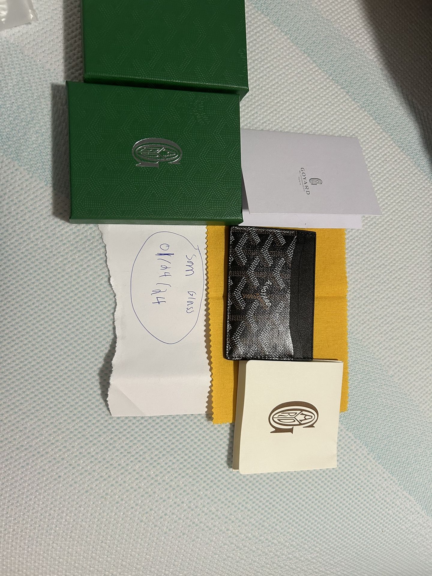 Goyard Saint Sulpice Wallet W/ StockX Receipt