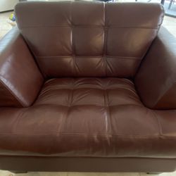 Chateau D'Ax Italian Leather Chair 