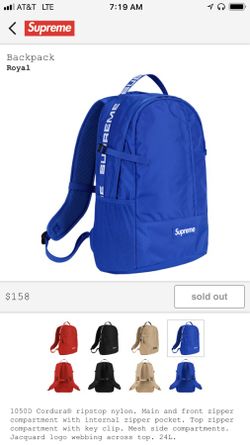 Supreme backpack