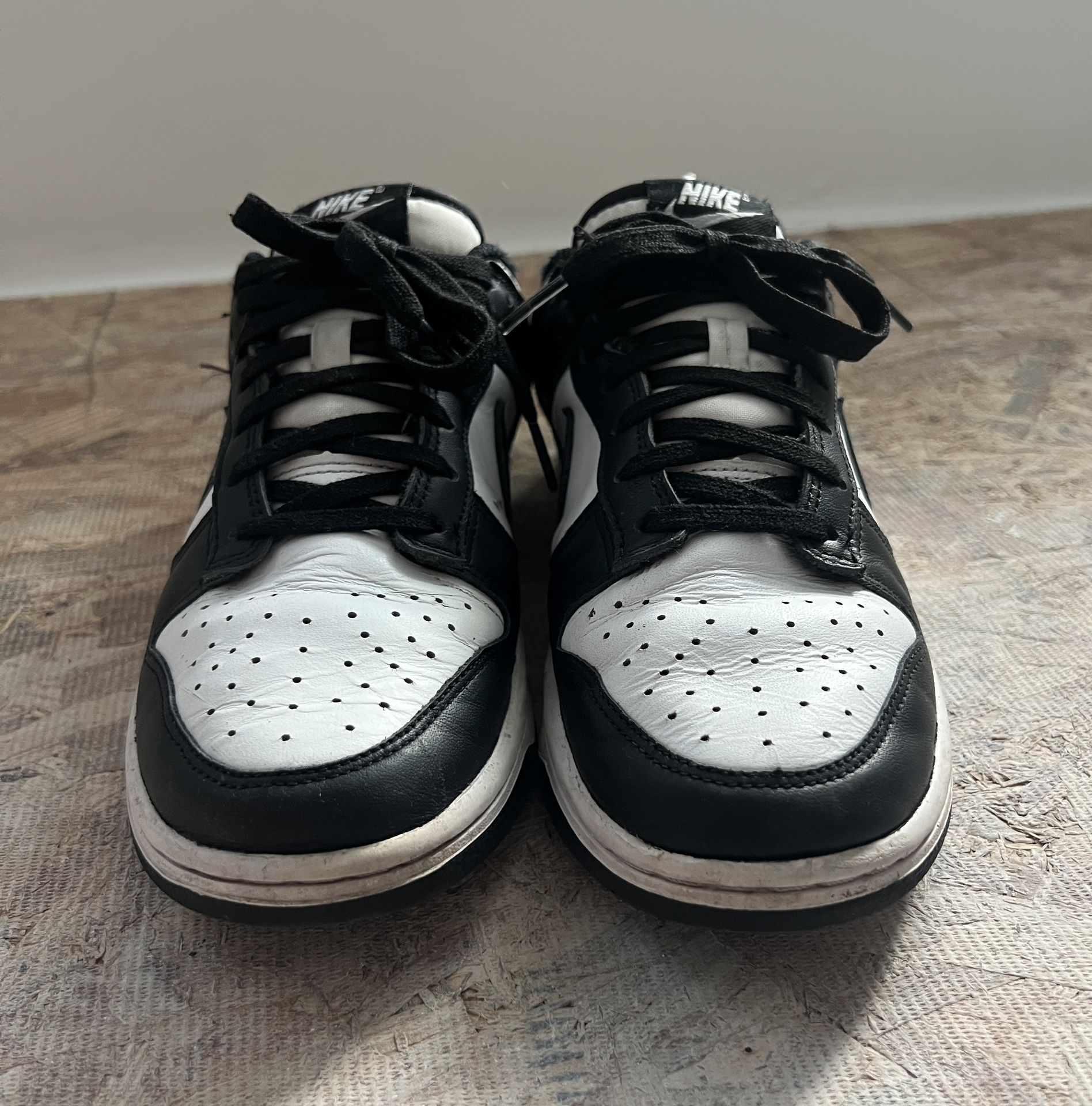 Nike Dunk Low White Black Panda DD1503-101 Sneakers Shoes Women’s Sz 8