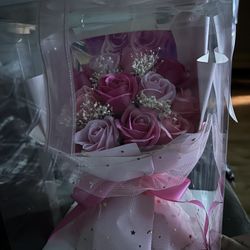 Floral Arrangement Artificial With Light Up 