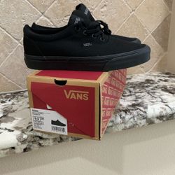 Women Size 8  Black Vans