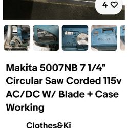  corded circular saw...makita