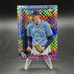 Pete Fairbanks 2025 Topps Chrome 84 Tampa Bay Rays