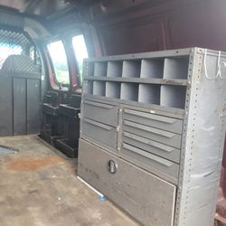 Two Shelves And Toolbox