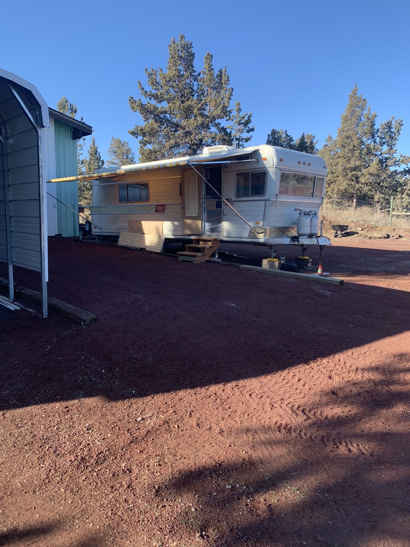 Vintage Upgraded Travel Trailer
