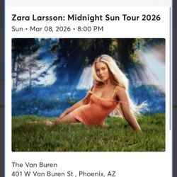 Zara Larson Concert Tickets For Sale 