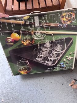 Fifth Avenue Crystal Rack 'Em Up 11-Piece Billiard Glass Set