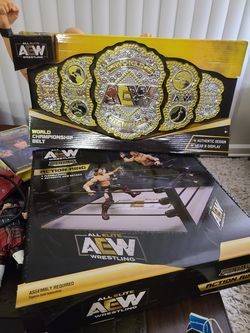 AEW Ring and Championship Belt