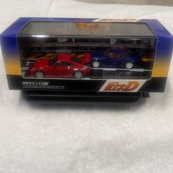 1:64 Modellers Initial D Z 33 (350 Z) & Sylvia S 15