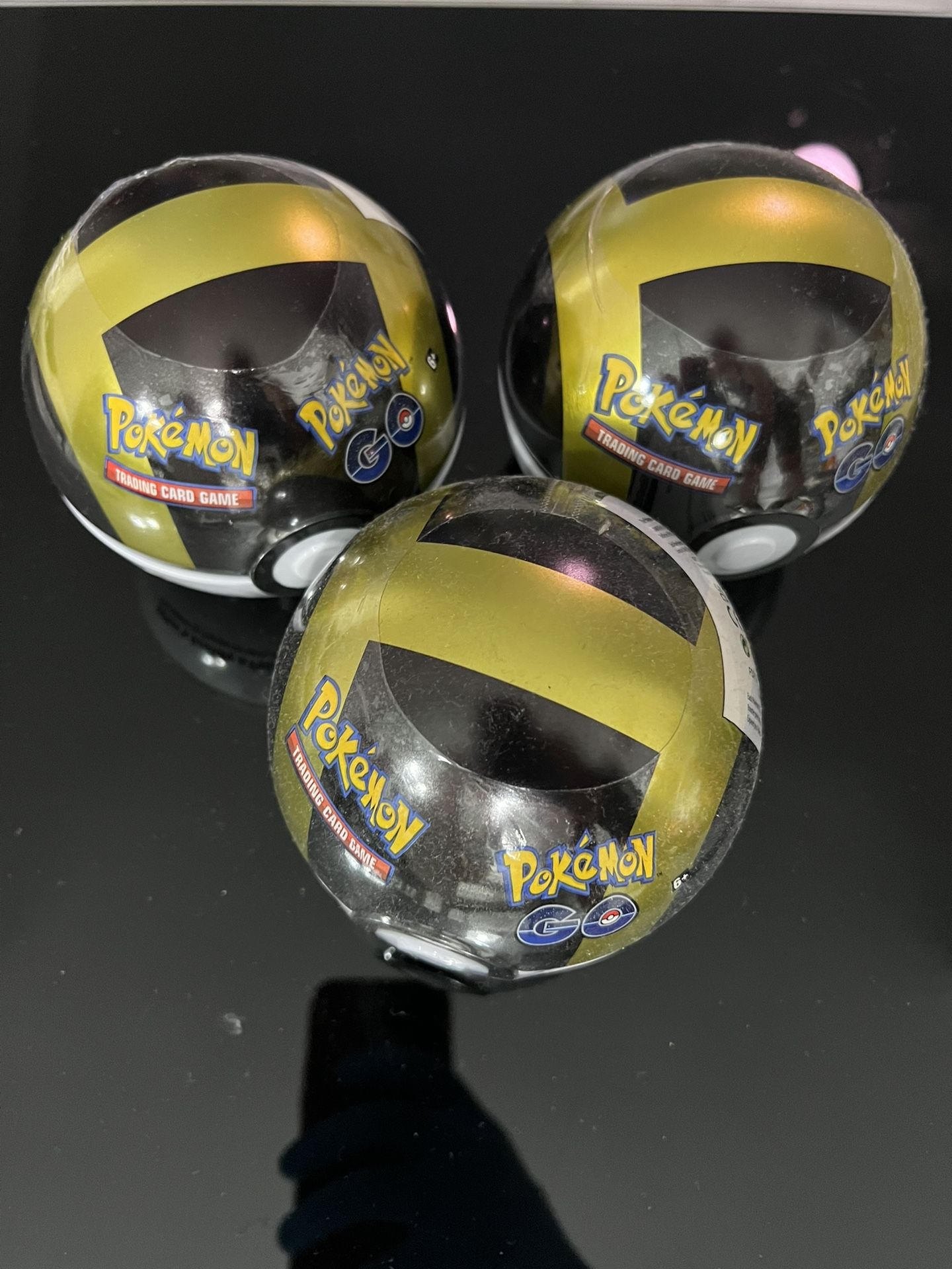 3 Pokeballs Sealed New 