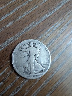 1918d Rare Walking Liberty Silver Coin