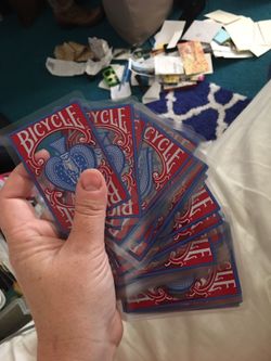 See through on one side deck of cards