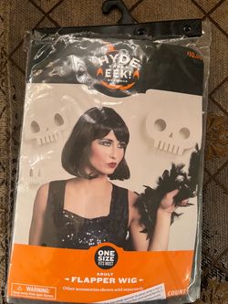 Hyde & EEK Adult Flapper Wig Black