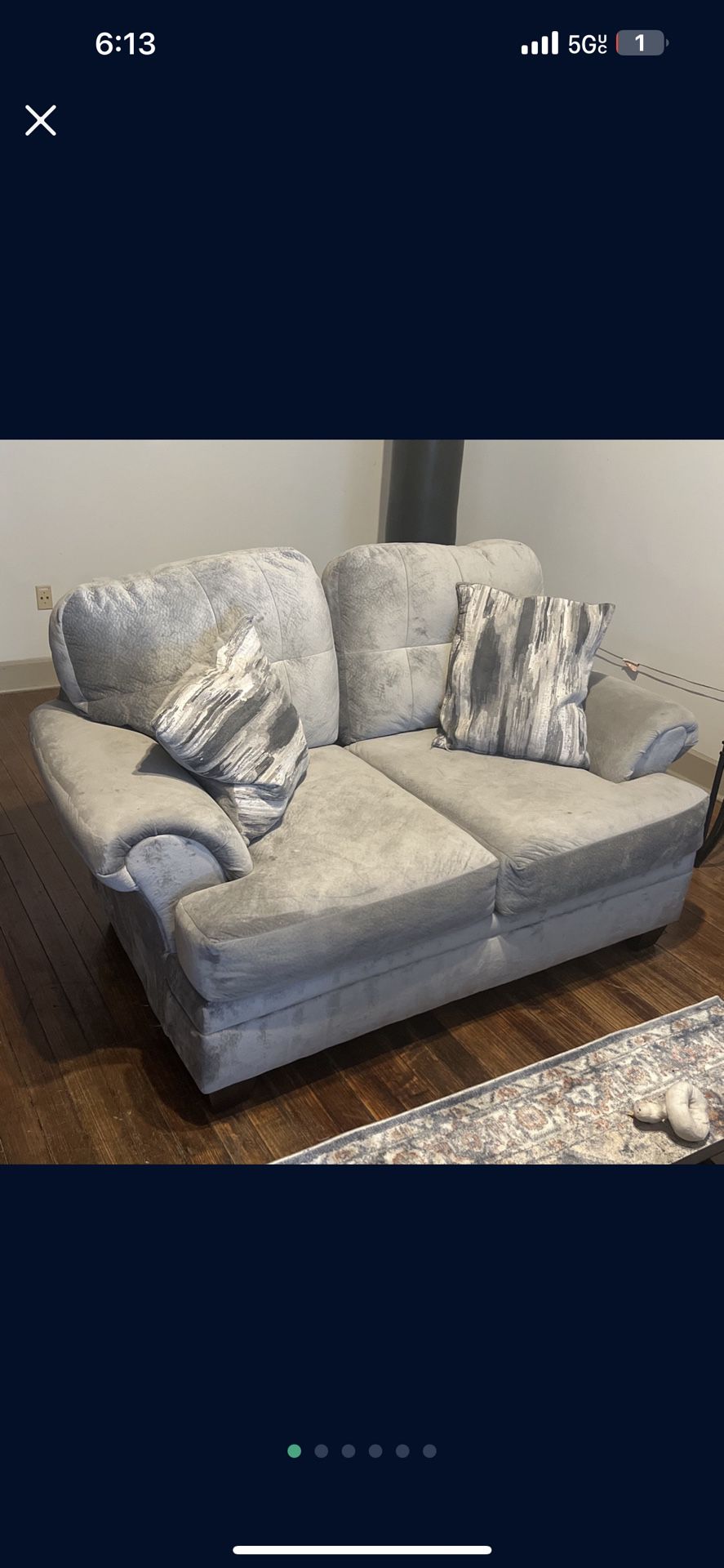 Sectional , Love Seat And 2 Dining Chairs For Sale ASAP 