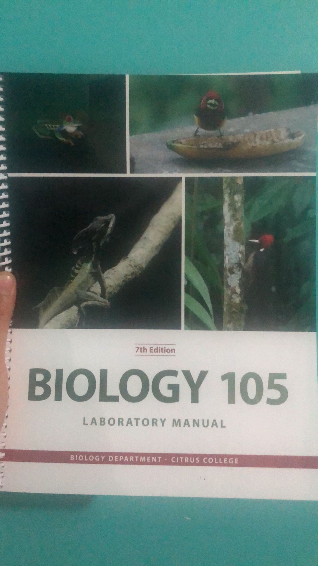 CITRUS COLLEGE BIO 105 LAB MANUAL