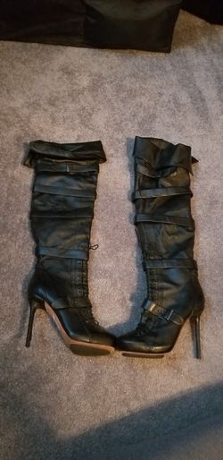 Gently used L.A.M.B. thigh high boots