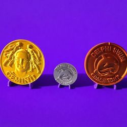 Custom 3d Relief Medallions - Zodiac Signs, Facebook Portraits & Business Logos