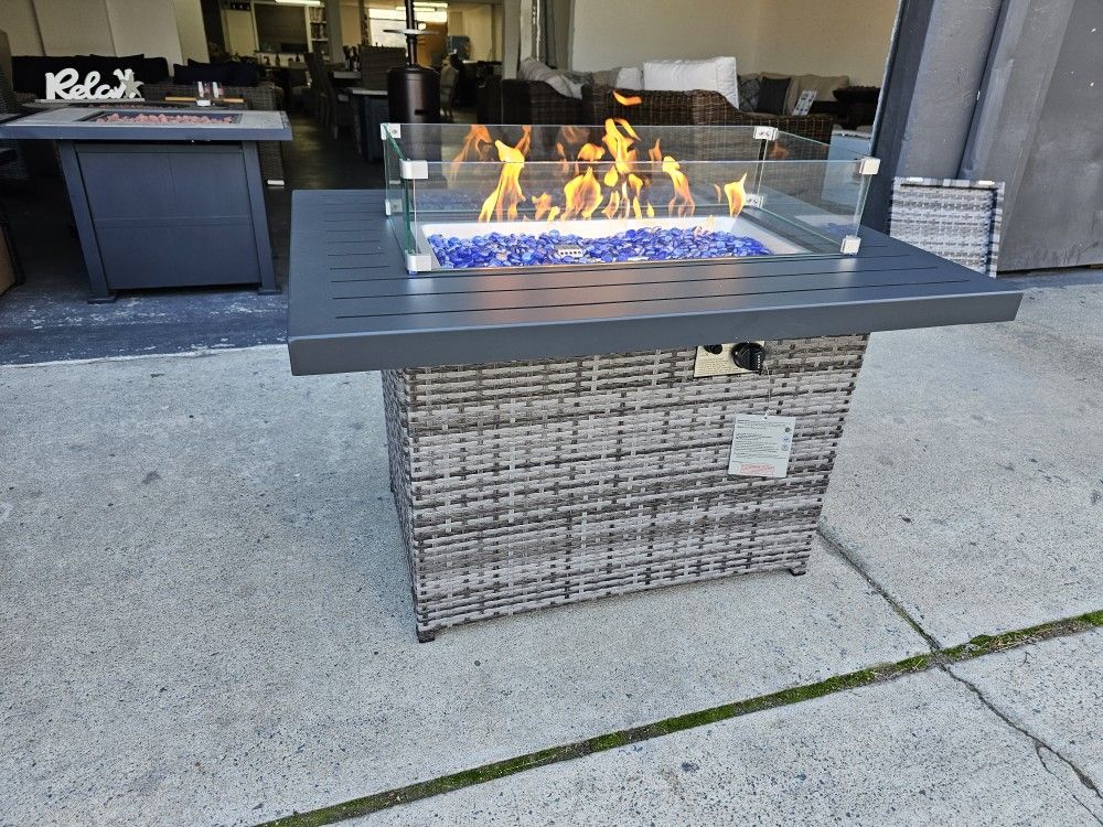 New Outdoor Fire Pit Heater Patio Furniture Table 
