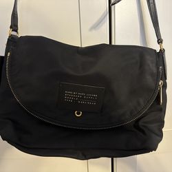 Marc Jacobs Preppy Natasha Nylon Crossbody Bag, Black, Medium (Used)