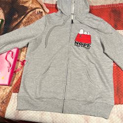 Brand New Never Worn Snoopy Sweatshirt Jacket