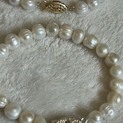 Two Real Pearl Bracelets