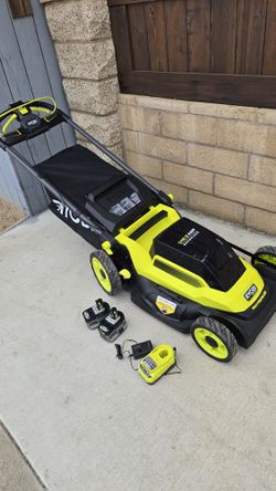 Ryobi 18v Brushless 20-in Cordless Electric Battery Lawn Mower 