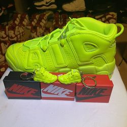 Nike Air More Uptempo Mini Shoe Keychains And Mini Nike Shoe Box MORE COLORS AVAILABLE 