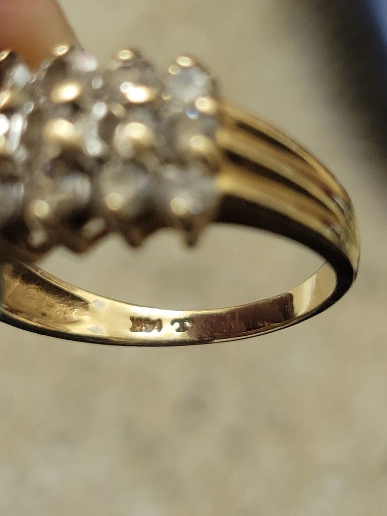 Ring 14k  Sollid 