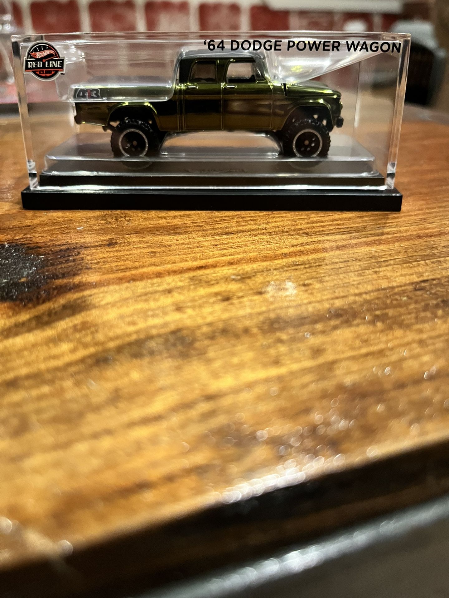 2024 Hot Wheels RLC Red Line Club Exclusive Green 1964 Dodge Power Wagon