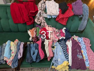 Preschool Girl clothes, 3T:  40 pieces
