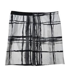 Simply Vera Vera Wang black/gray/white pattern elastic pencil skirt, L. EUC.