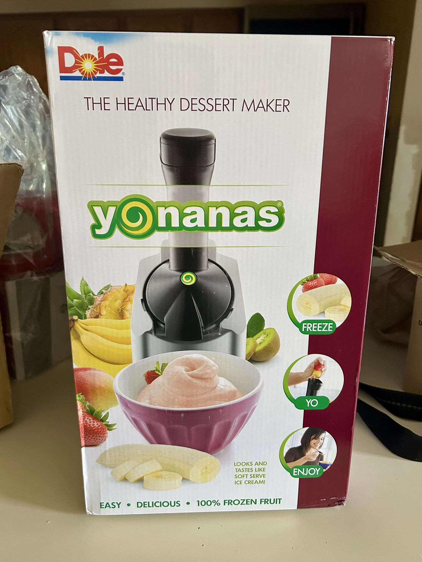“Dole’s” YoNanas Healthy Dessert Maker!!! Brand New