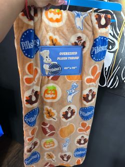 Pillsbury Doughboy Holiday blanket