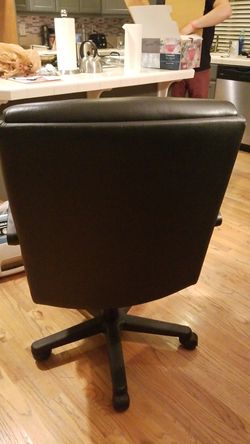 Two leather chairs good condition! Need gone asap!