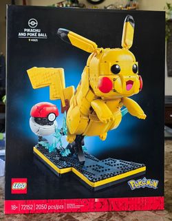 Lego 72152 Pikachu and Poke Ball Pokémon New!