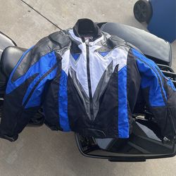 Mens Motorcycle Jacket Large