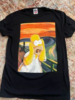 Junk Food The Simpsons Homer Scream T-Shirt Small