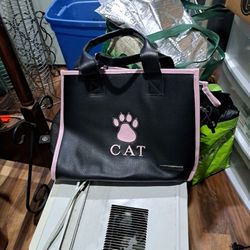 Really Nice Leather Cat Bag